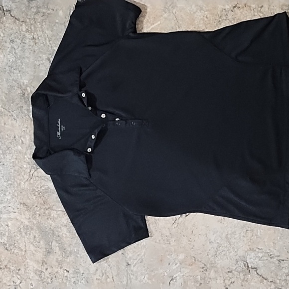 Short Sleeve Black Top size L - Picture 1 of 14